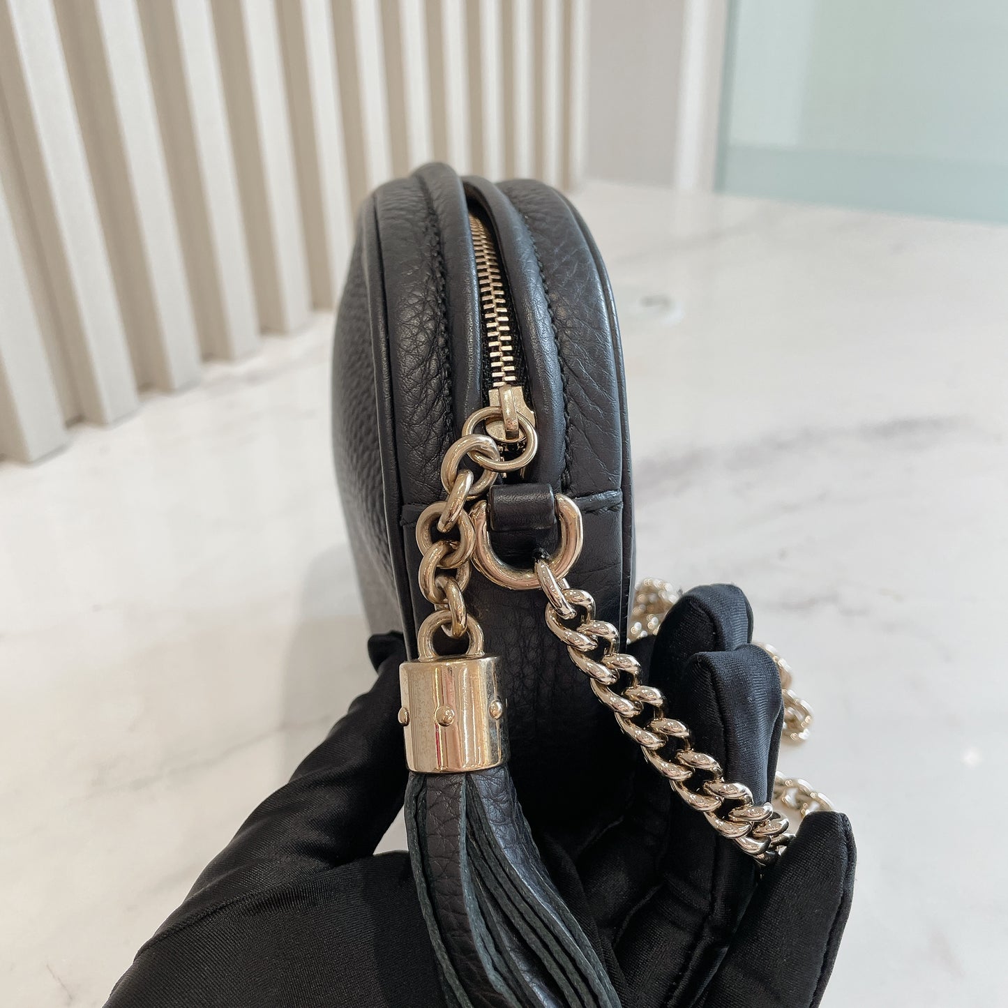Gucci Disco Soho Chain Round Bag