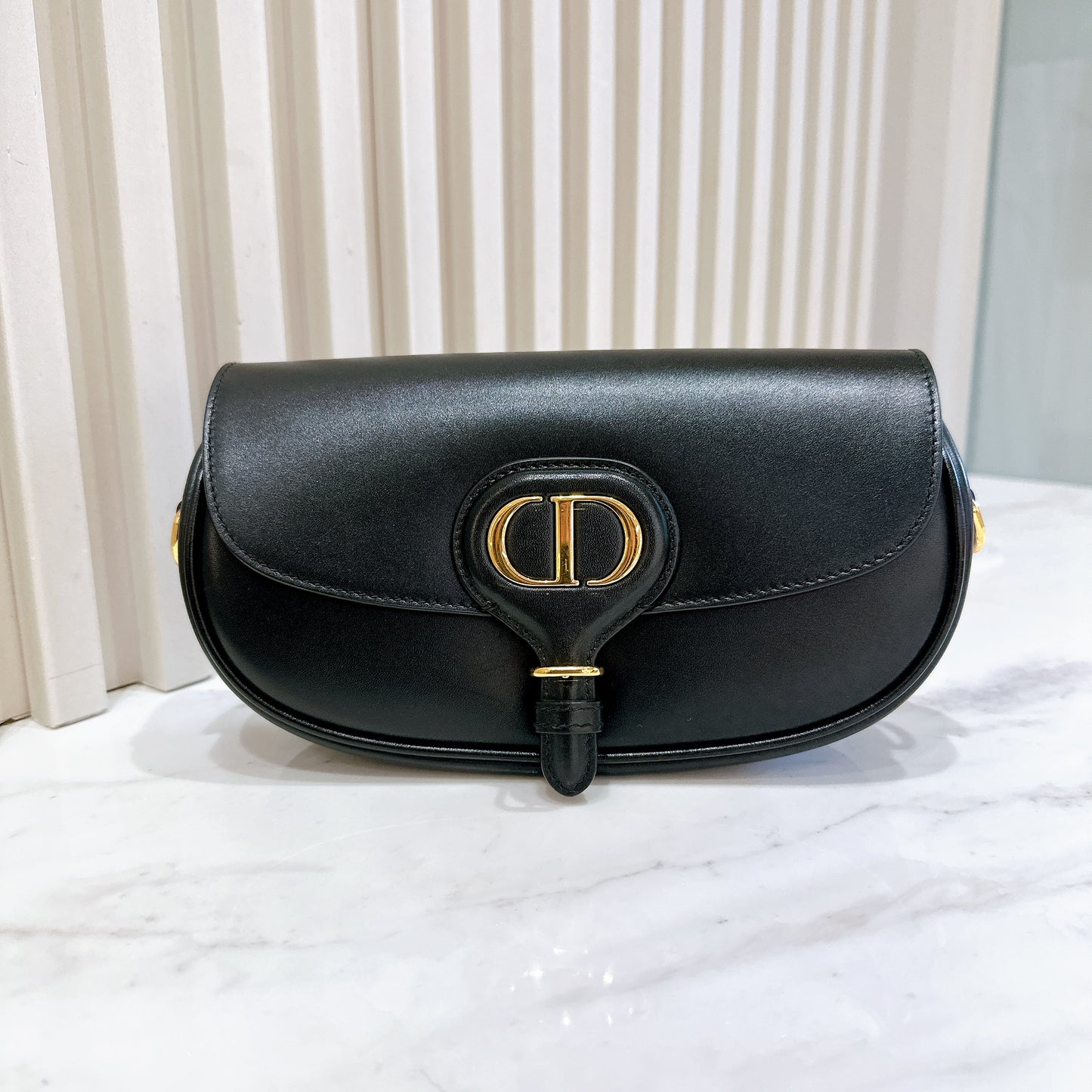 Dior Bobby East-West Bag Black Calfskin in Black