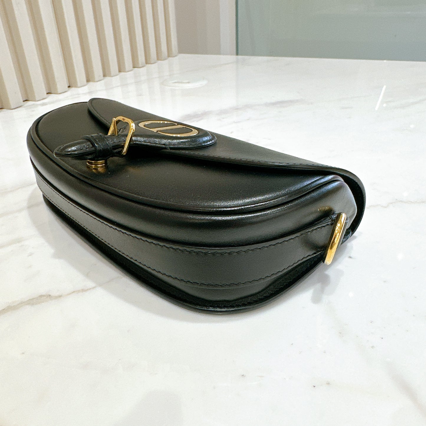 Dior Bobby East-West Bag Black Calfskin in Black