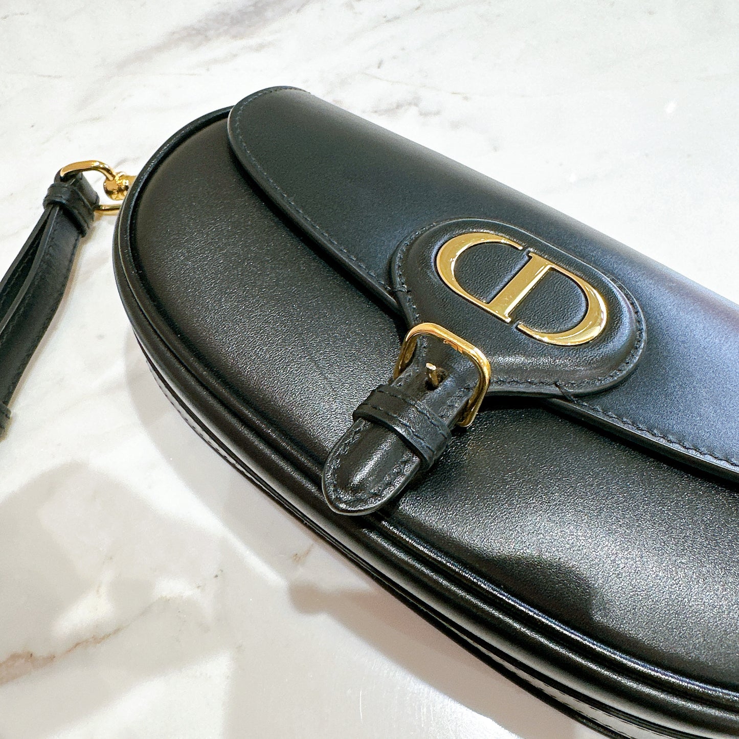 Dior Bobby East-West Bag Black Calfskin in Black