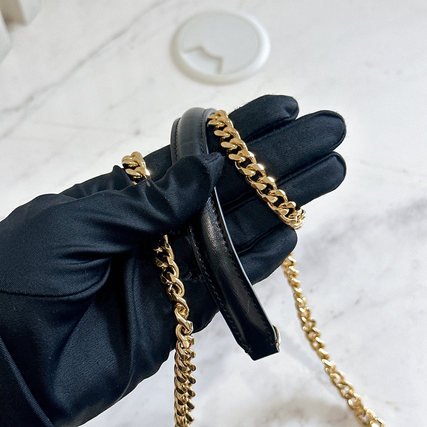 Celine Margo Wallet On Chain in Black