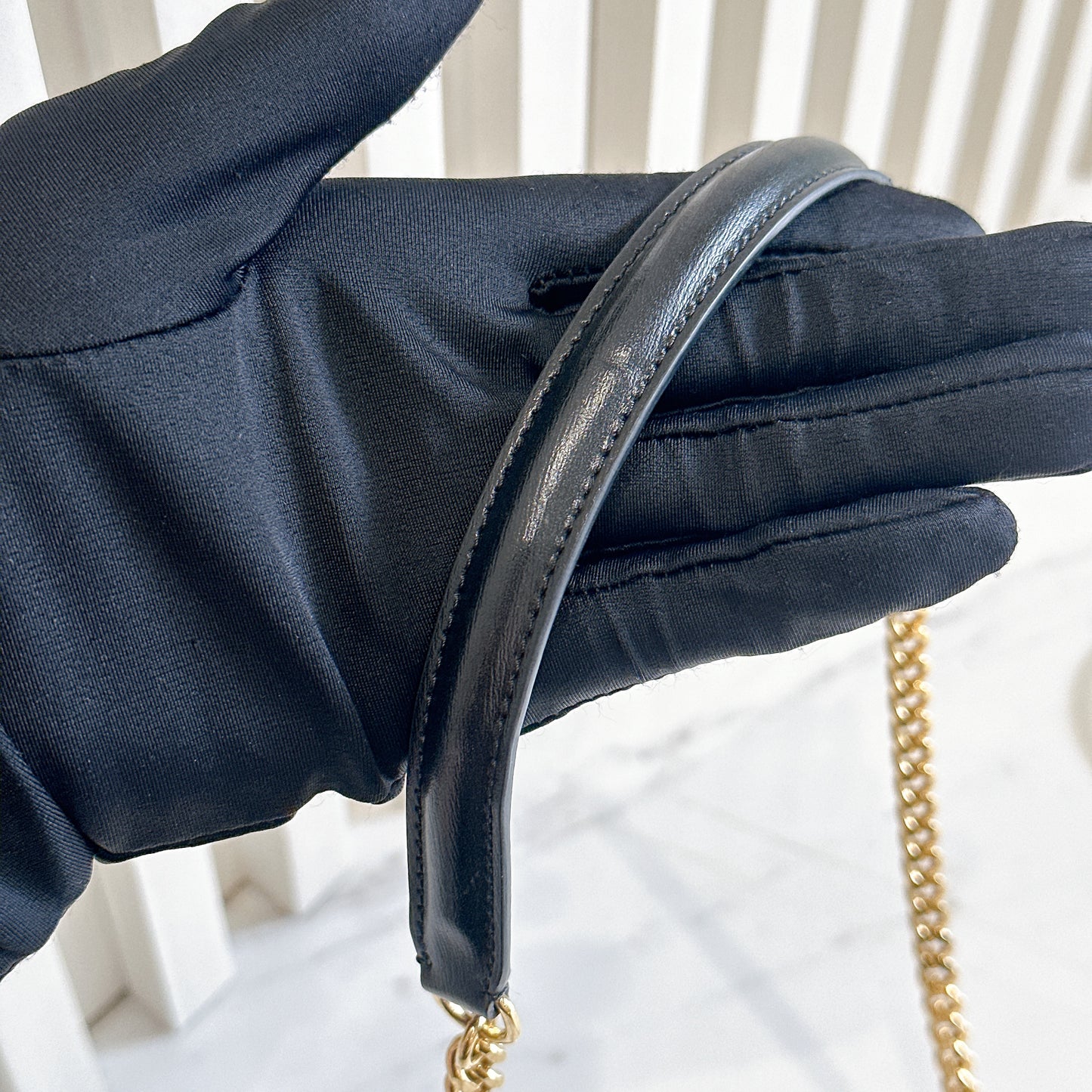Celine Margo Wallet On Chain in Black