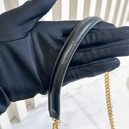 Celine Margo Wallet On Chain in Black