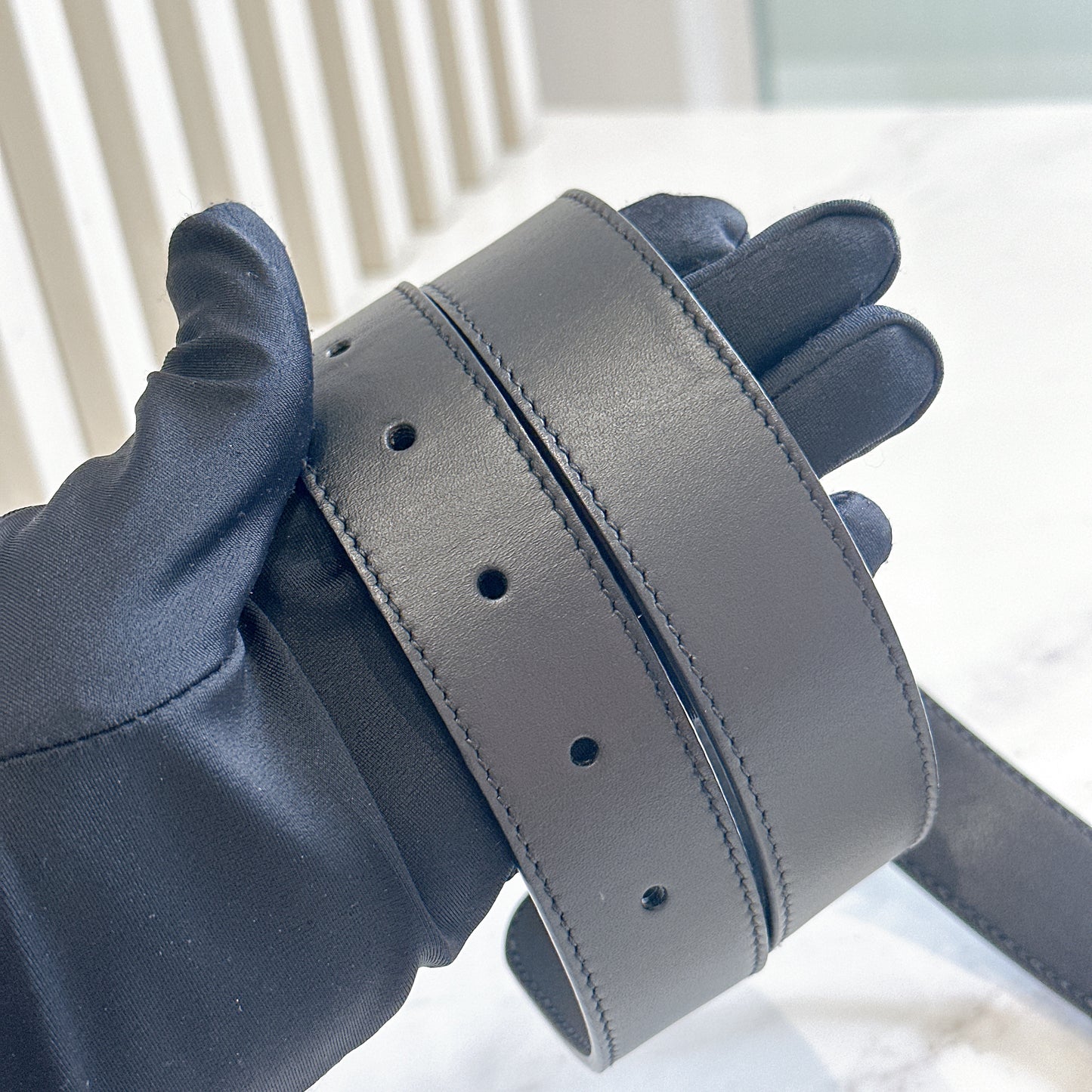Gucci Marmont Belt in Black GHW