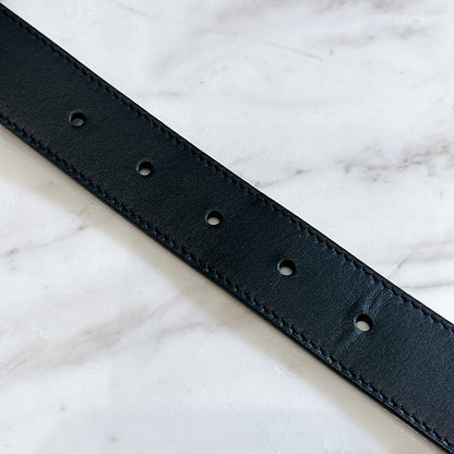Gucci Marmont Belt in Black GHW