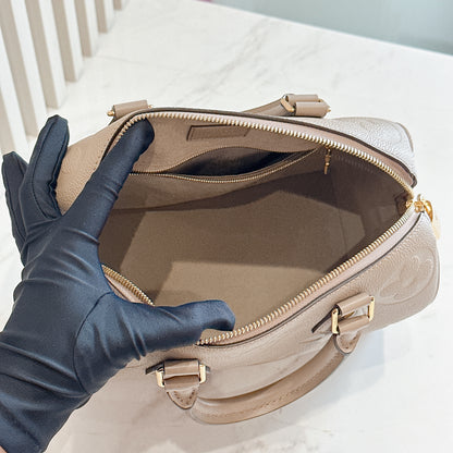LV Speedy 25 in Tourterelle Empreinte Leather