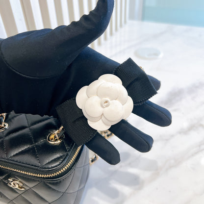 Chanel Camellia Bow Vanity Case