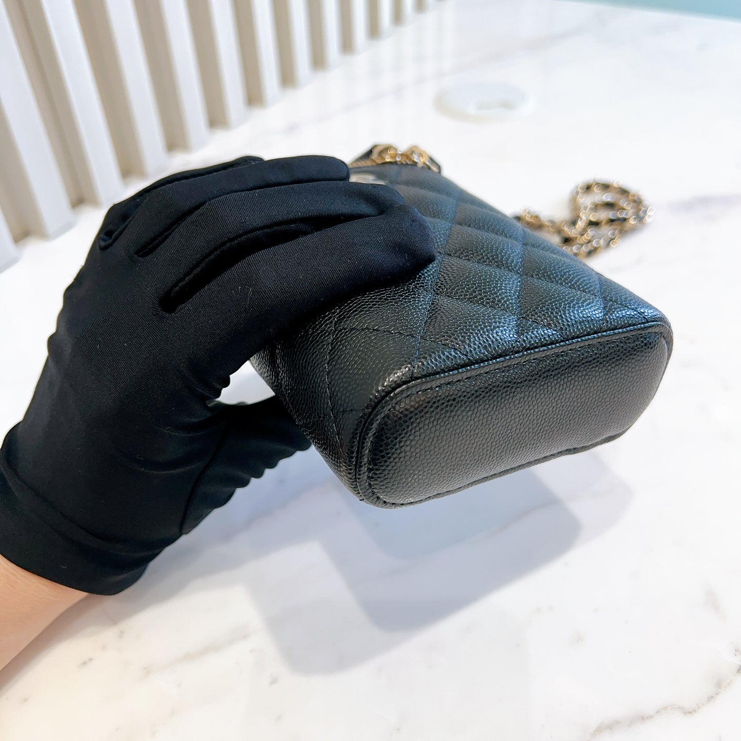 Chanel Mini Caviar Vanity Case