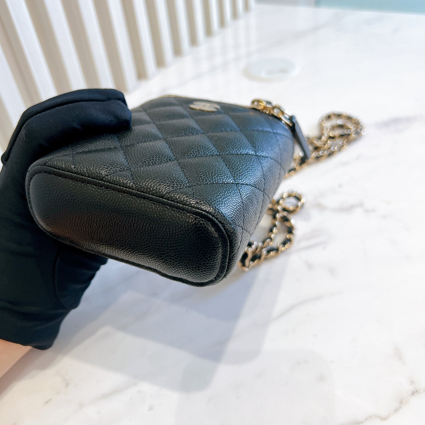 Chanel Mini Caviar Vanity Case