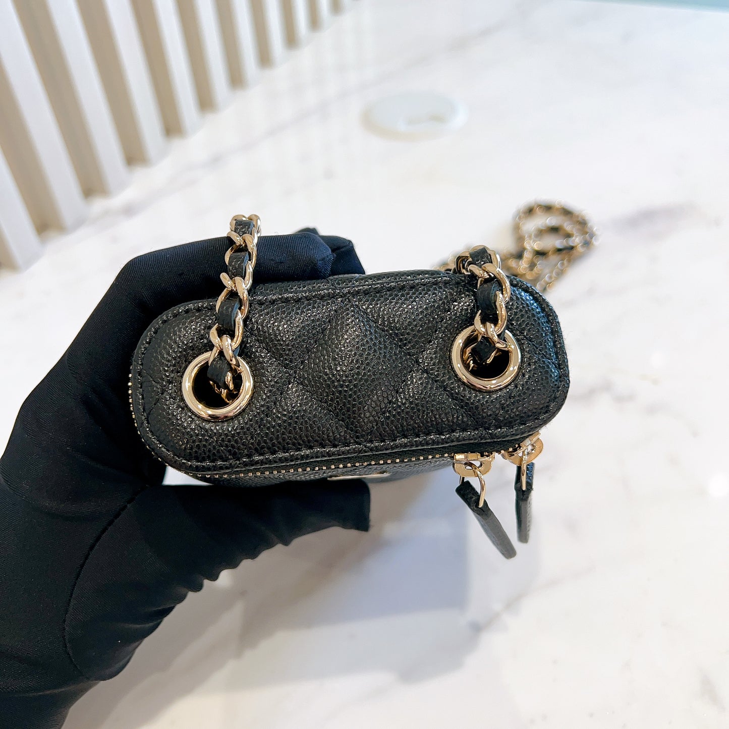 Chanel Mini Caviar Vanity Case