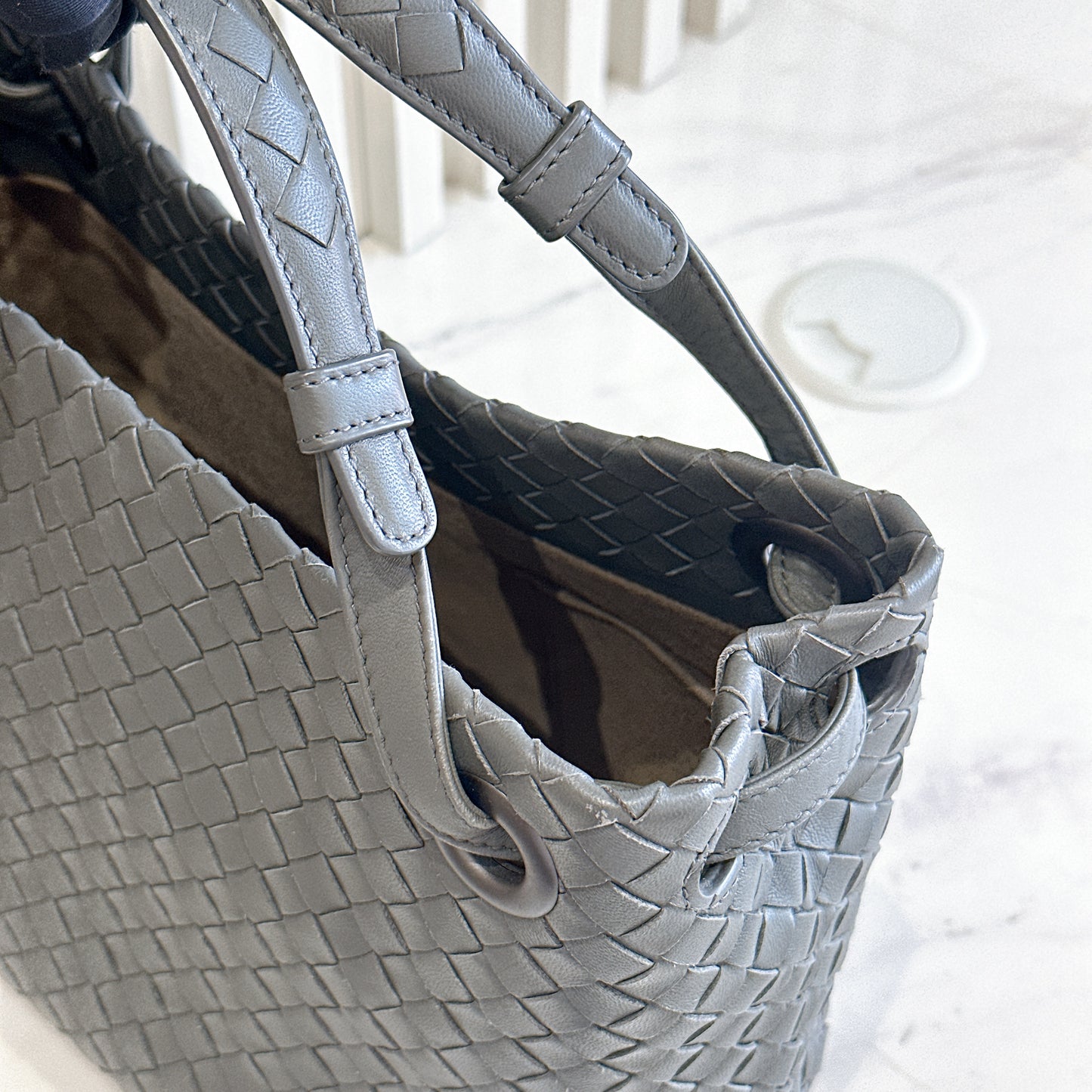 Bottega Garda Small in Grey
