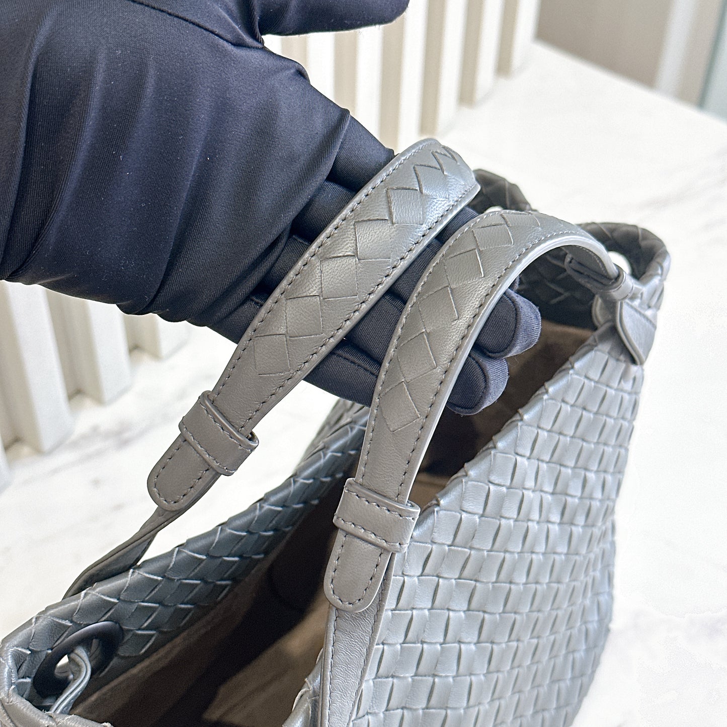 Bottega Garda Small in Grey