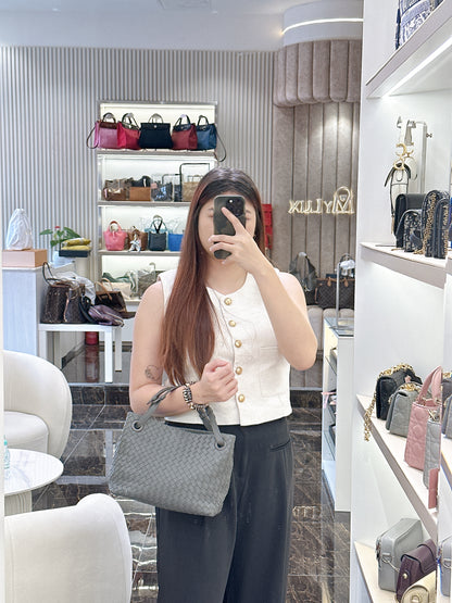 Bottega Garda Small in Grey