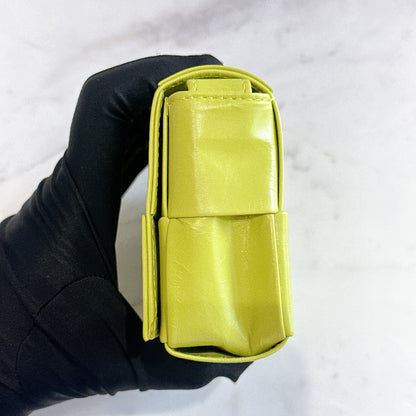 Bottega Veneta Mini Cassette in Lime Green
