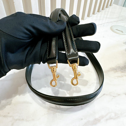 Celine Mini 16 Satinated Calfskin in Black