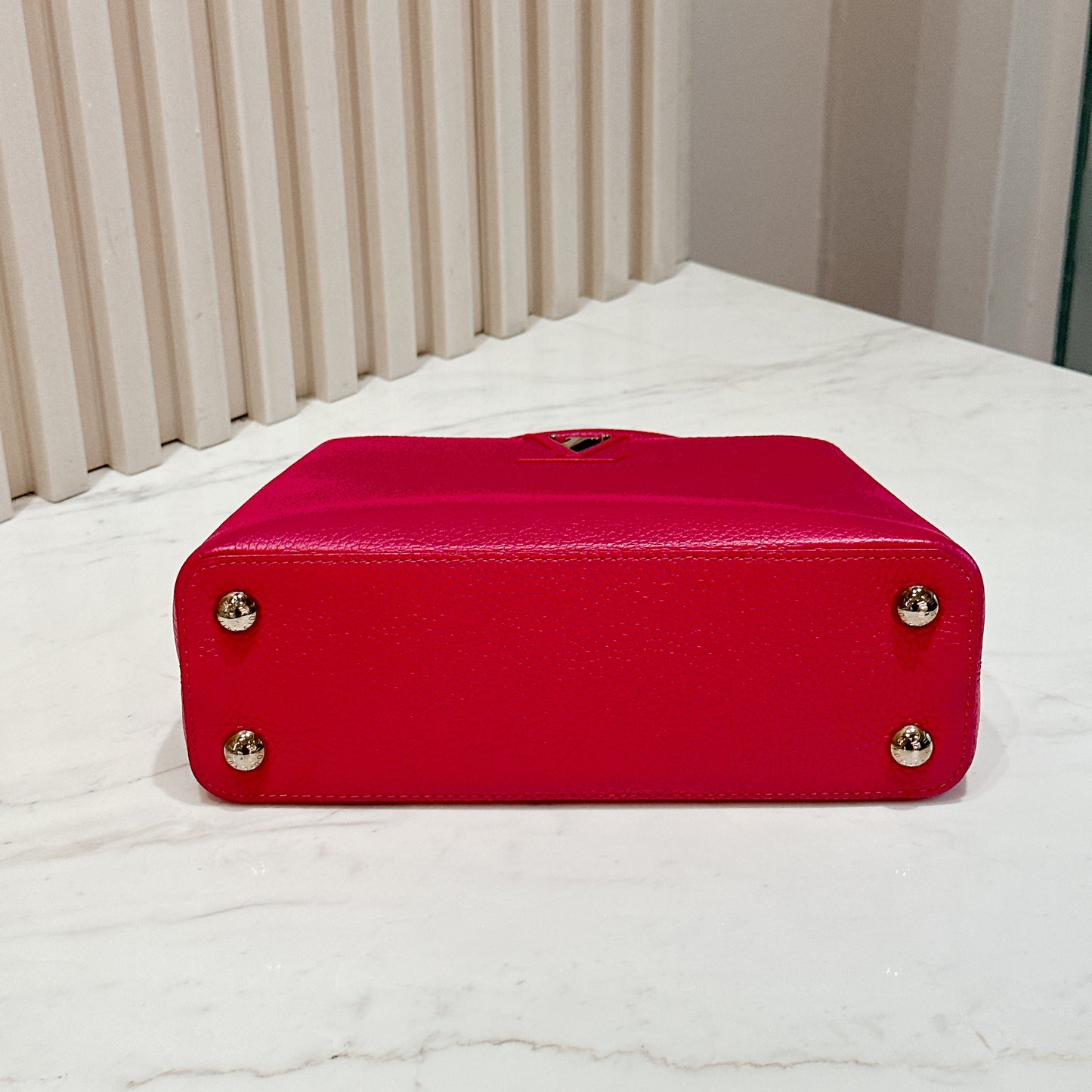 LV Capucines BB in Fushia Pink