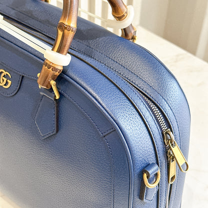 Gucci Diana Duffle in Blue Medium