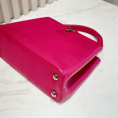 LV Capucines BB in Fushia Pink