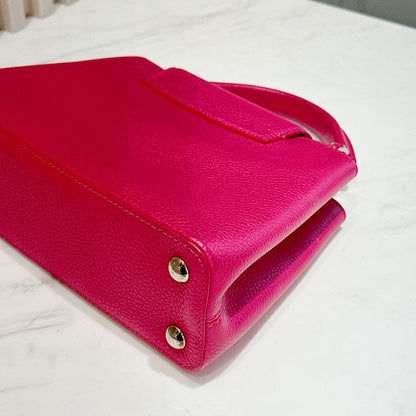 LV Capucines BB in Fushia Pink