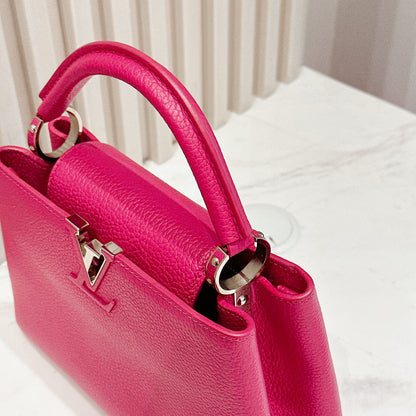 LV Capucines BB in Fushia Pink