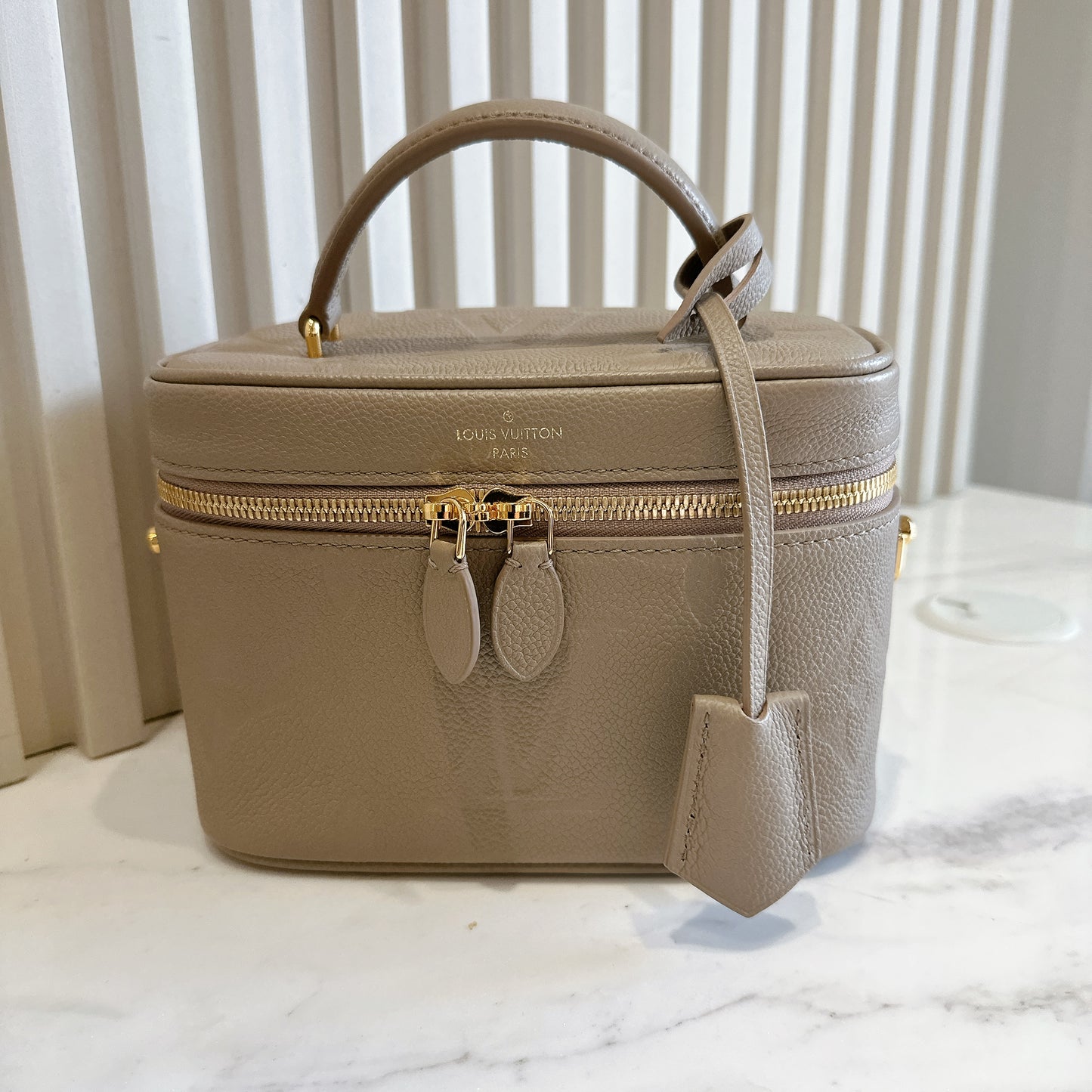 LV Empreinte Monogram Vanity PM Tourterelle