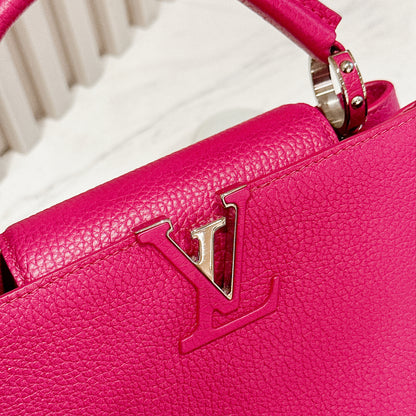 LV Capucines BB in Fushia Pink