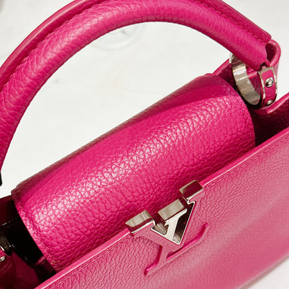 LV Capucines BB in Fushia Pink