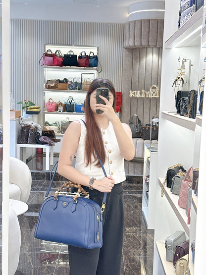 Gucci Diana Duffle in Blue Medium