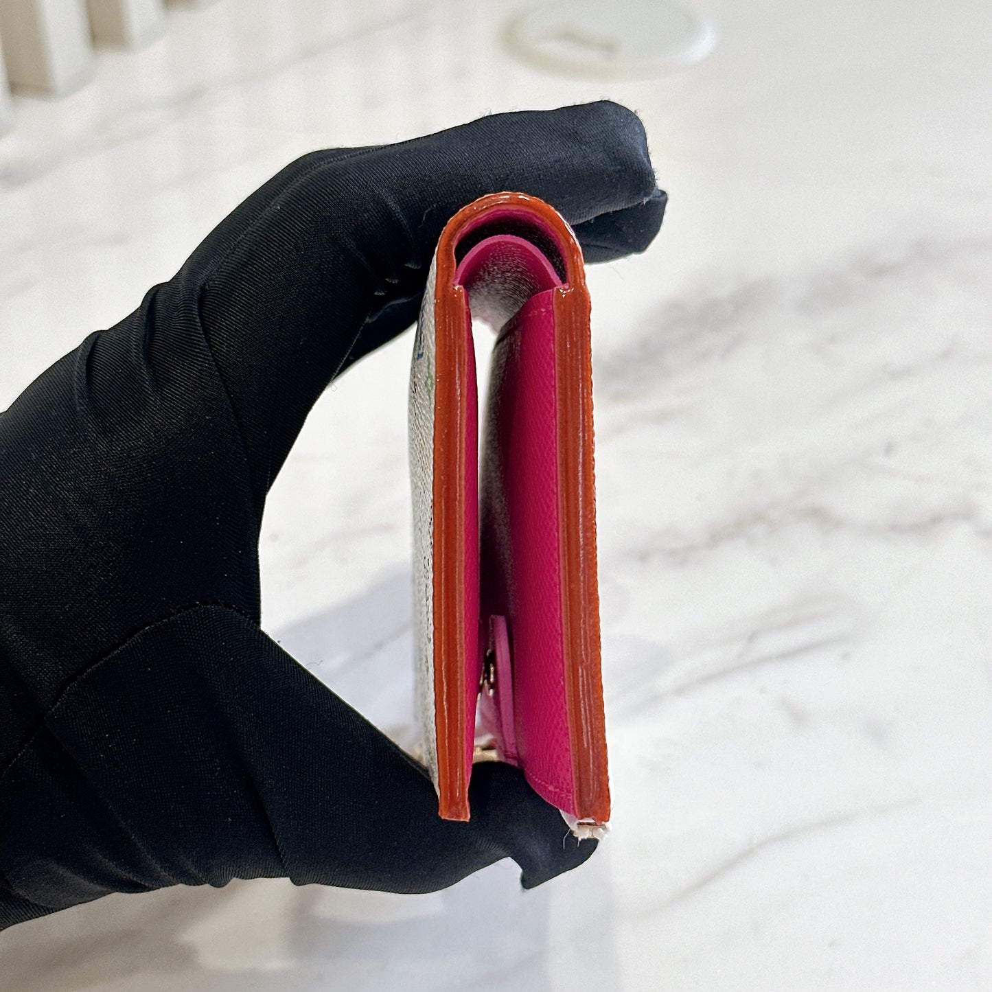 LV x Murakami Lisa Wallet