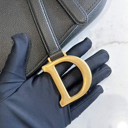 Dior Saddle Medium in Black