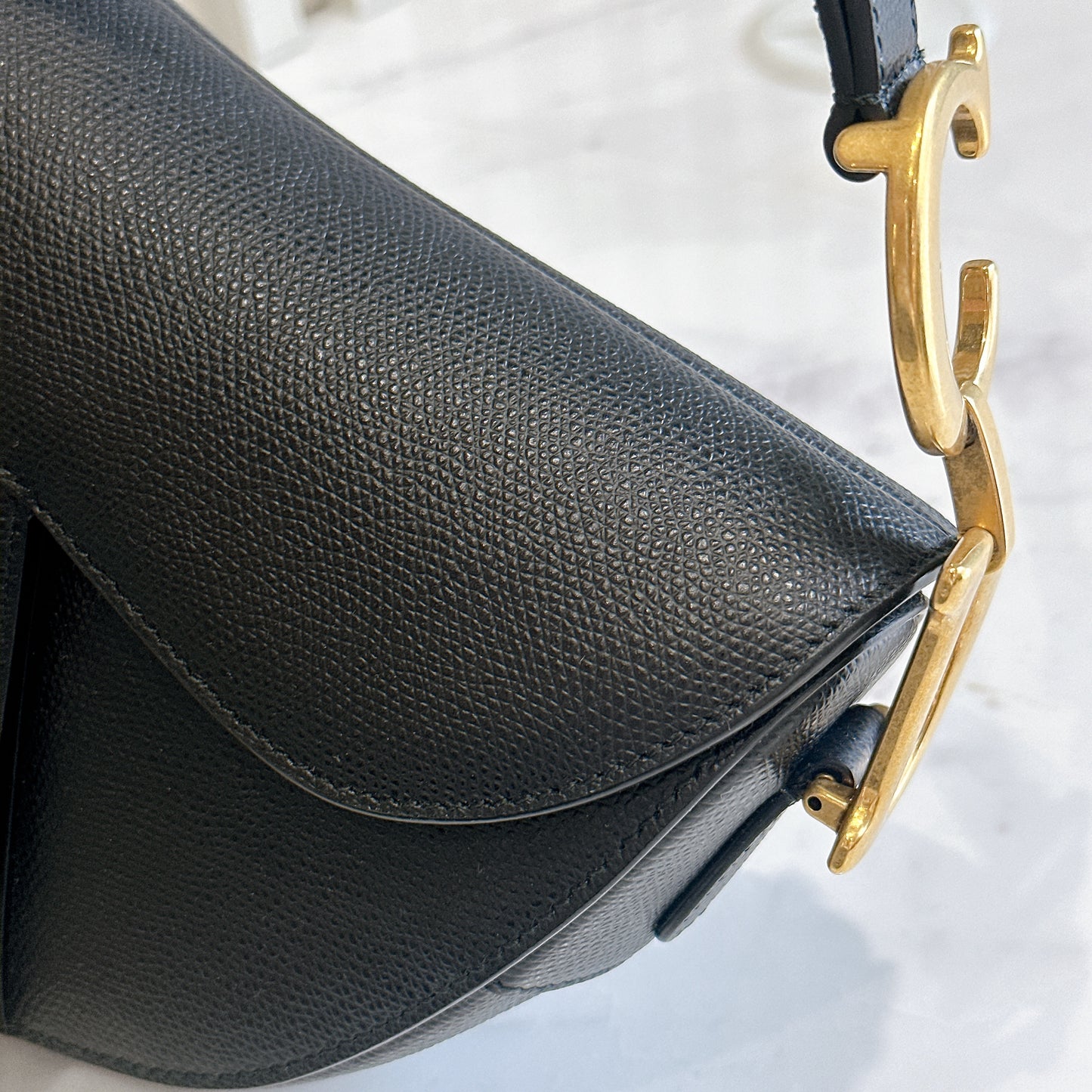 Dior Saddle Medium in Black