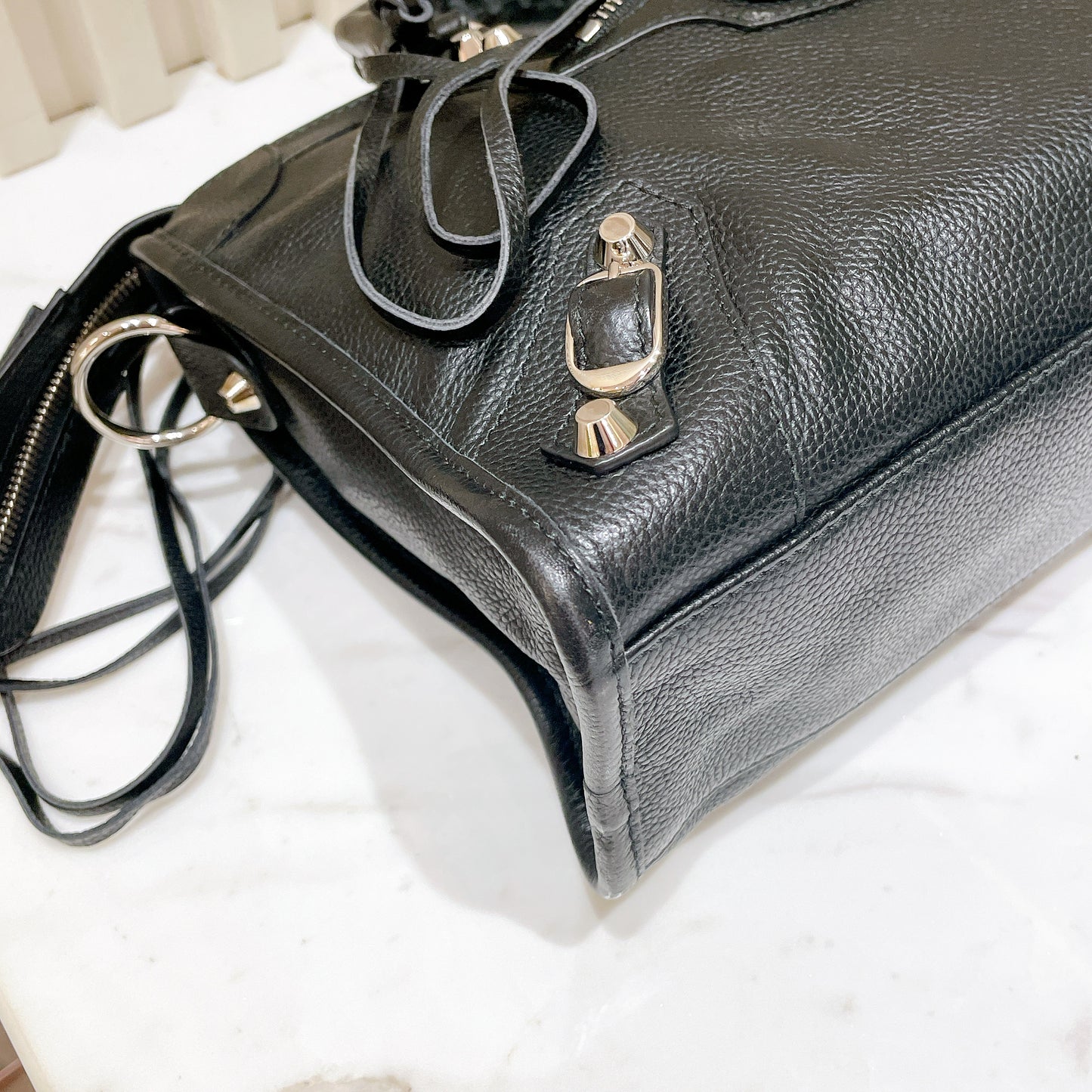 Balenciaga Classic City Small in Black Grained Calfskin