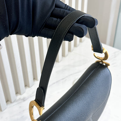 Dior Saddle Medium in Black