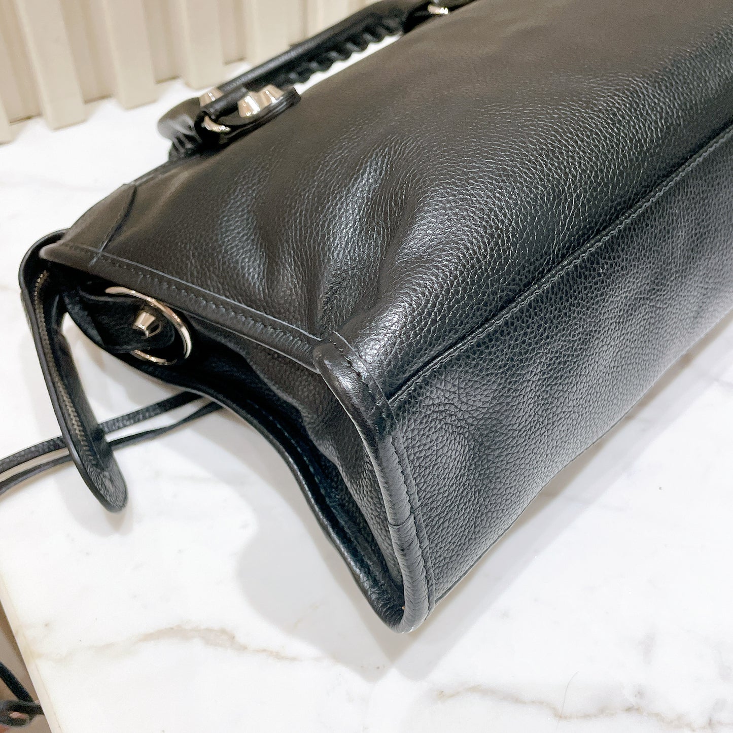 Balenciaga Classic City Small in Black Grained Calfskin