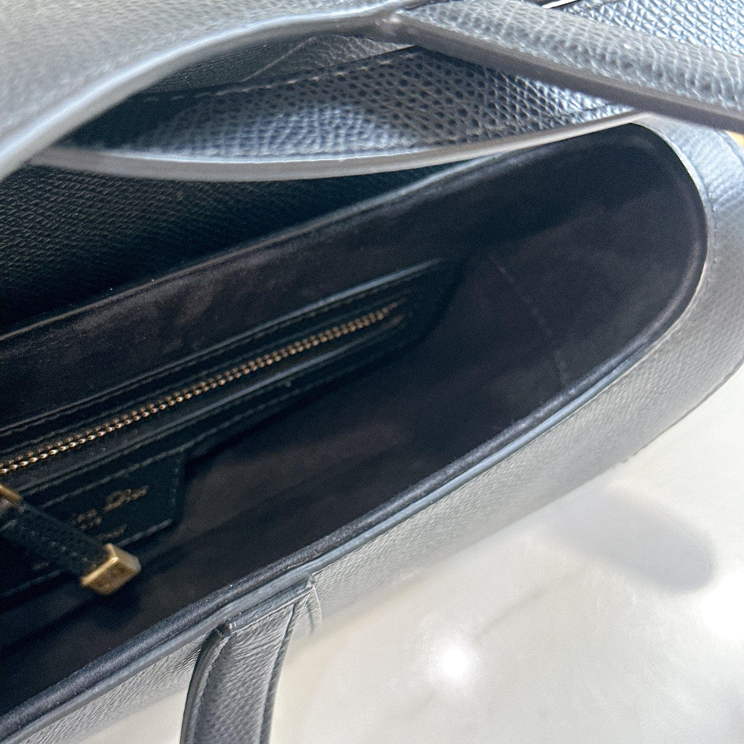 Dior Saddle Medium in Black