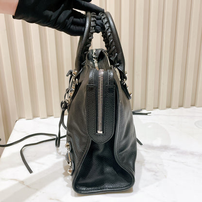 Balenciaga Classic City Small in Black Grained Calfskin