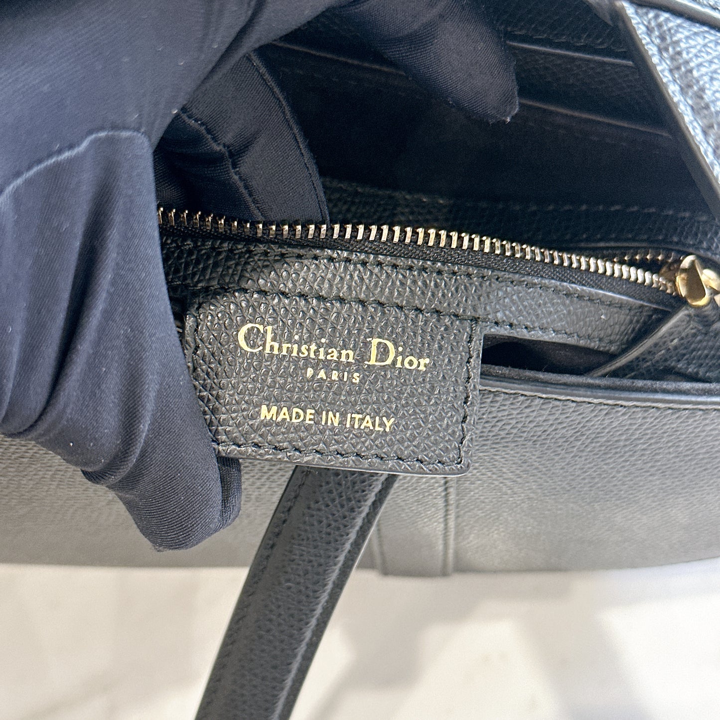 Dior Saddle Medium in Black