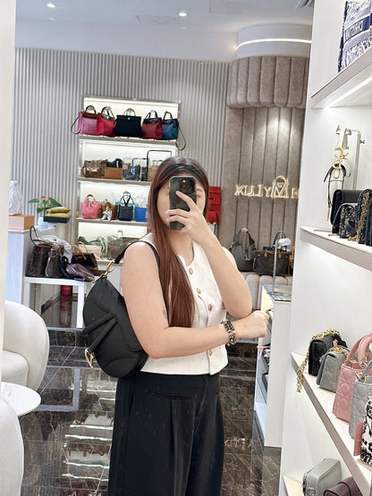 Dior Saddle Medium in Black