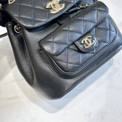 Chanel Duma Backpack in Black LGHW