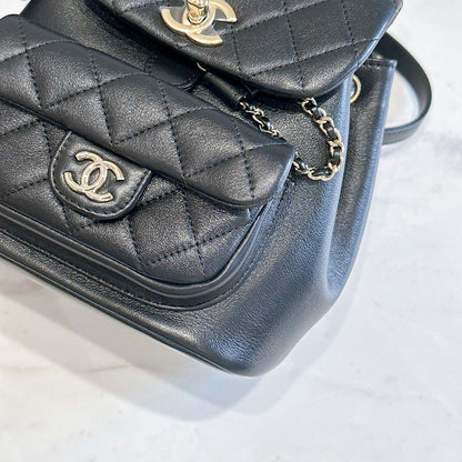 Chanel Duma Backpack in Black LGHW