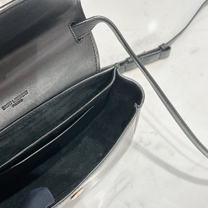 YSL Kaia Small in Black Calfskin