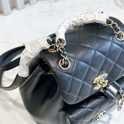 Chanel Duma Backpack in Black LGHW