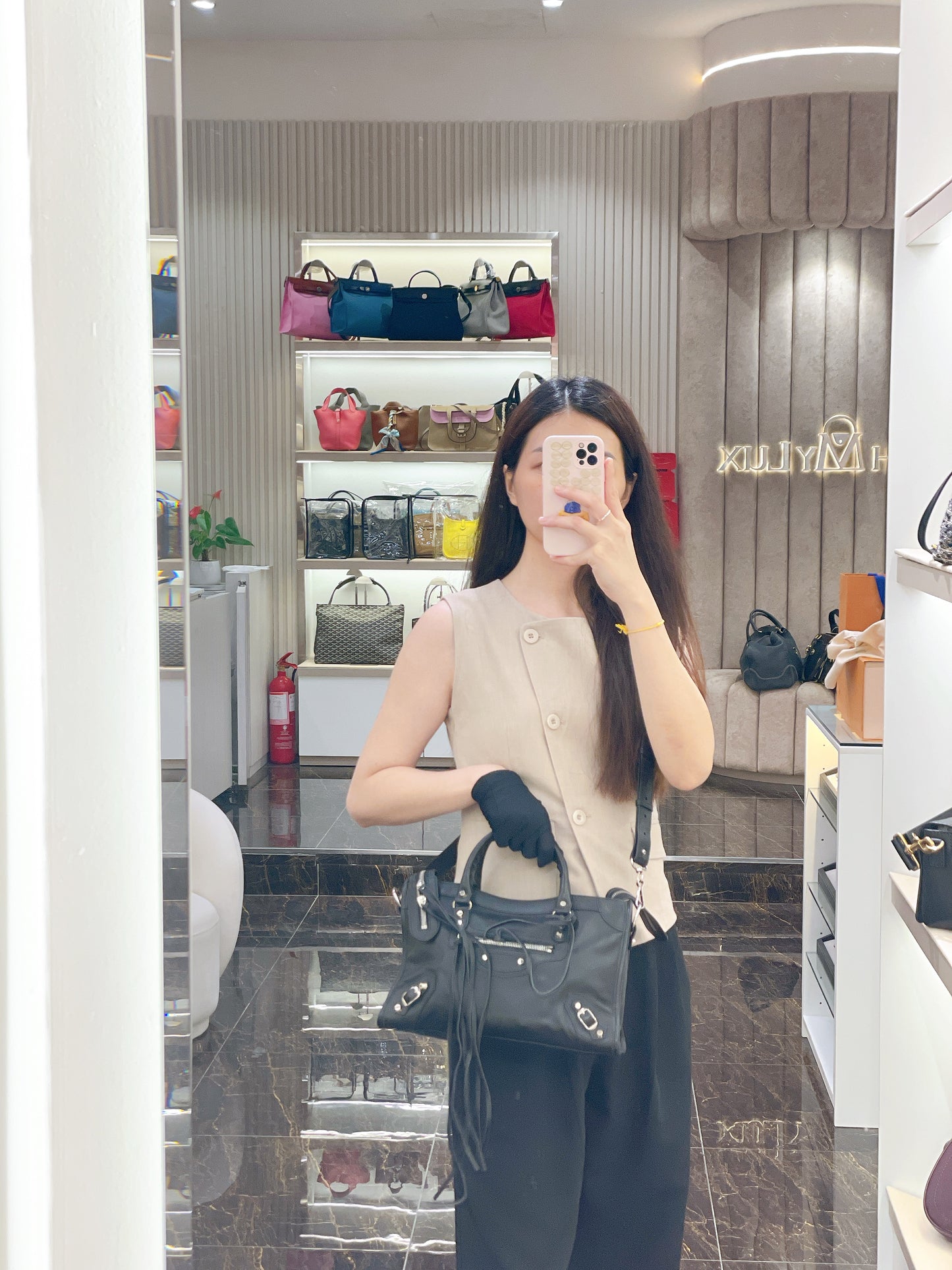 Balenciaga Classic City Small in Black Grained Calfskin