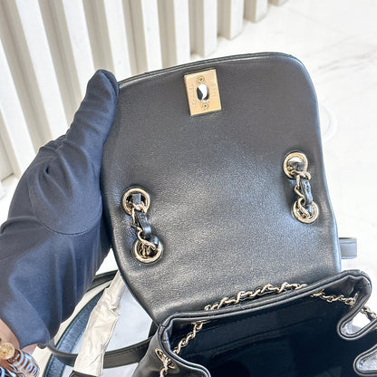 Chanel Duma Backpack in Black LGHW