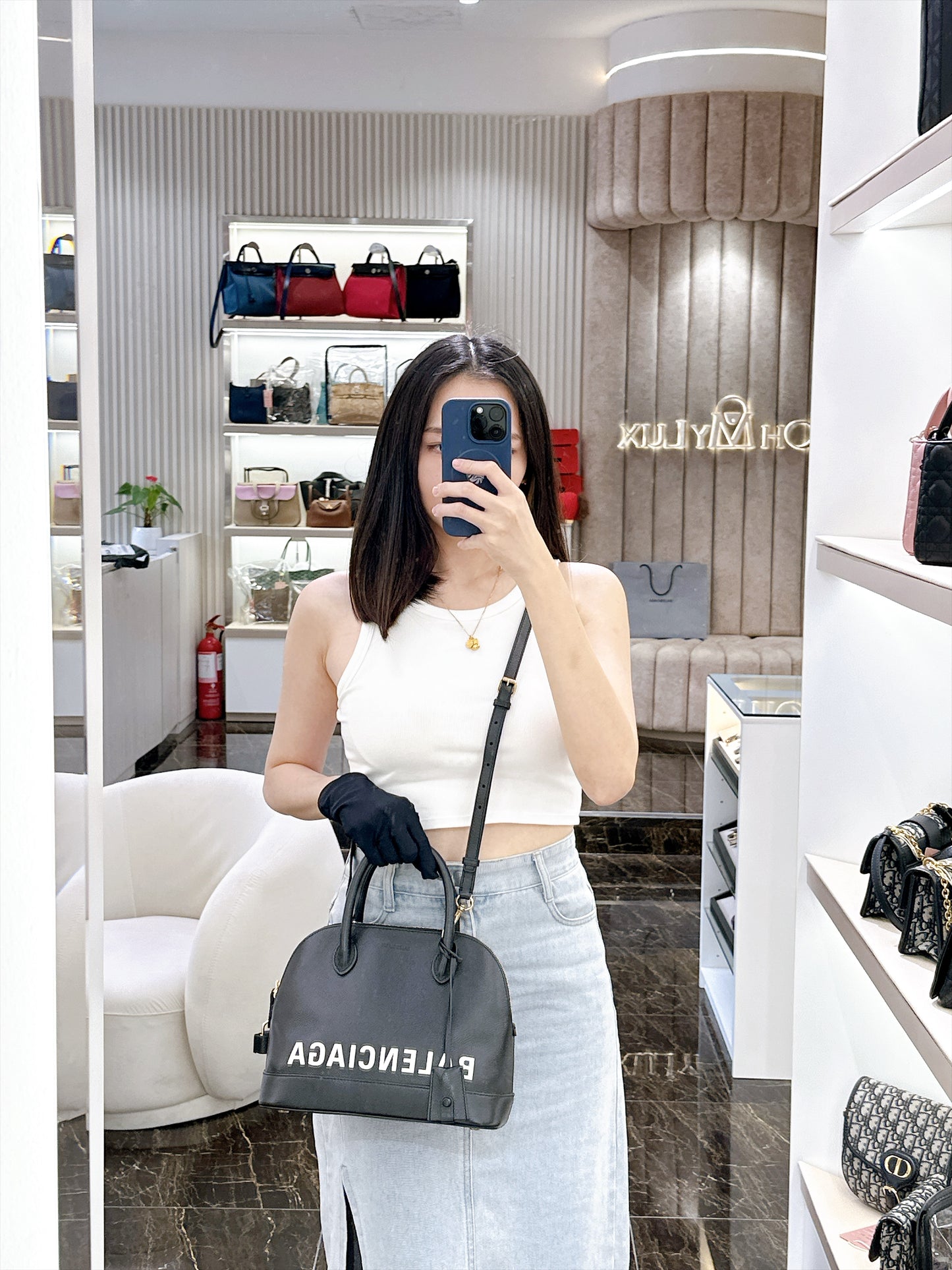 Balenciaga Ville Top Handle Bag Small