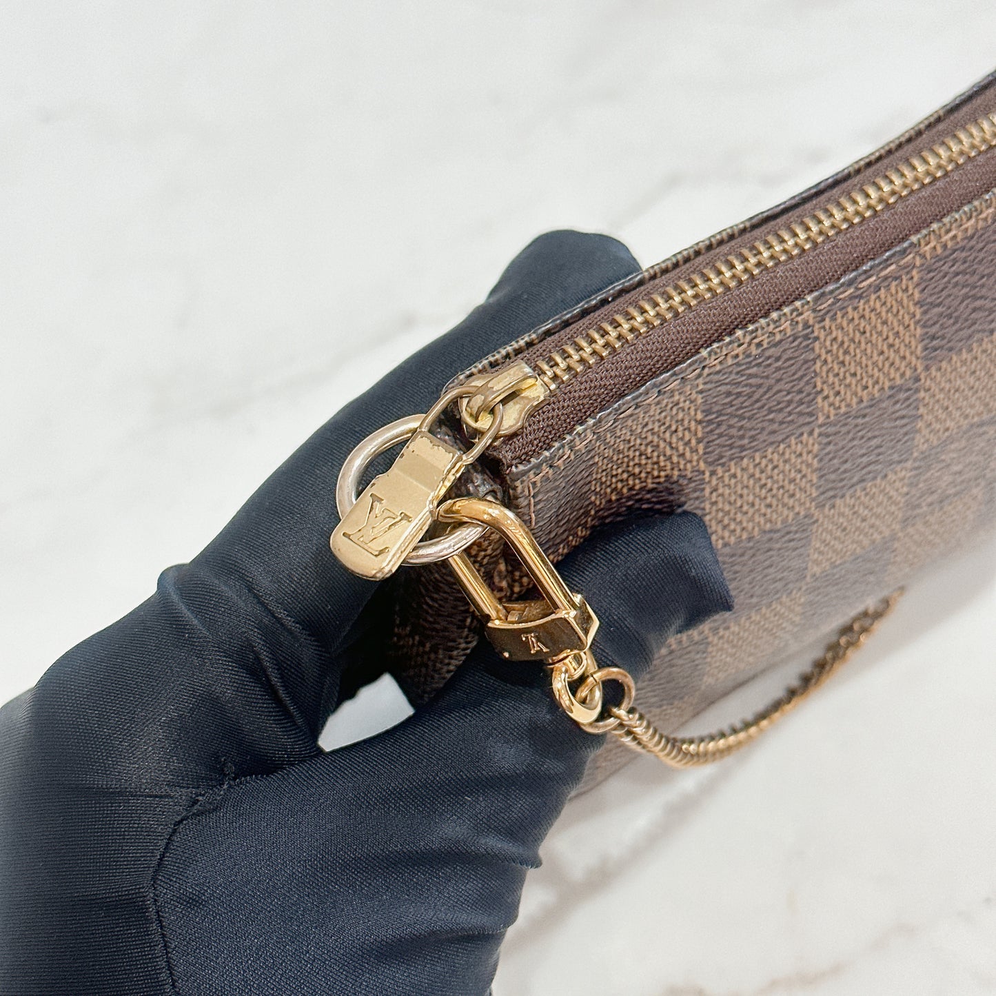 LV Damier Ebene Mini Pochette Accessoires