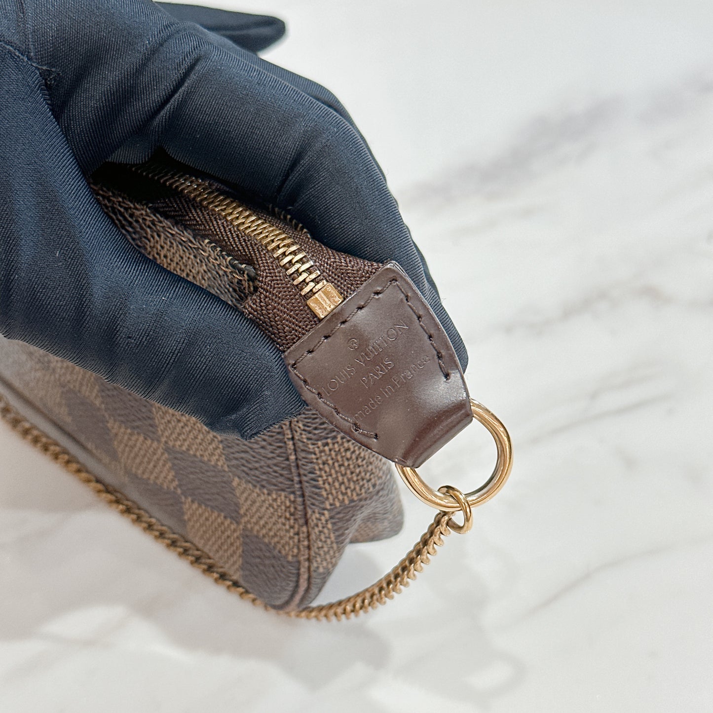 LV Damier Ebene Mini Pochette Accessoires