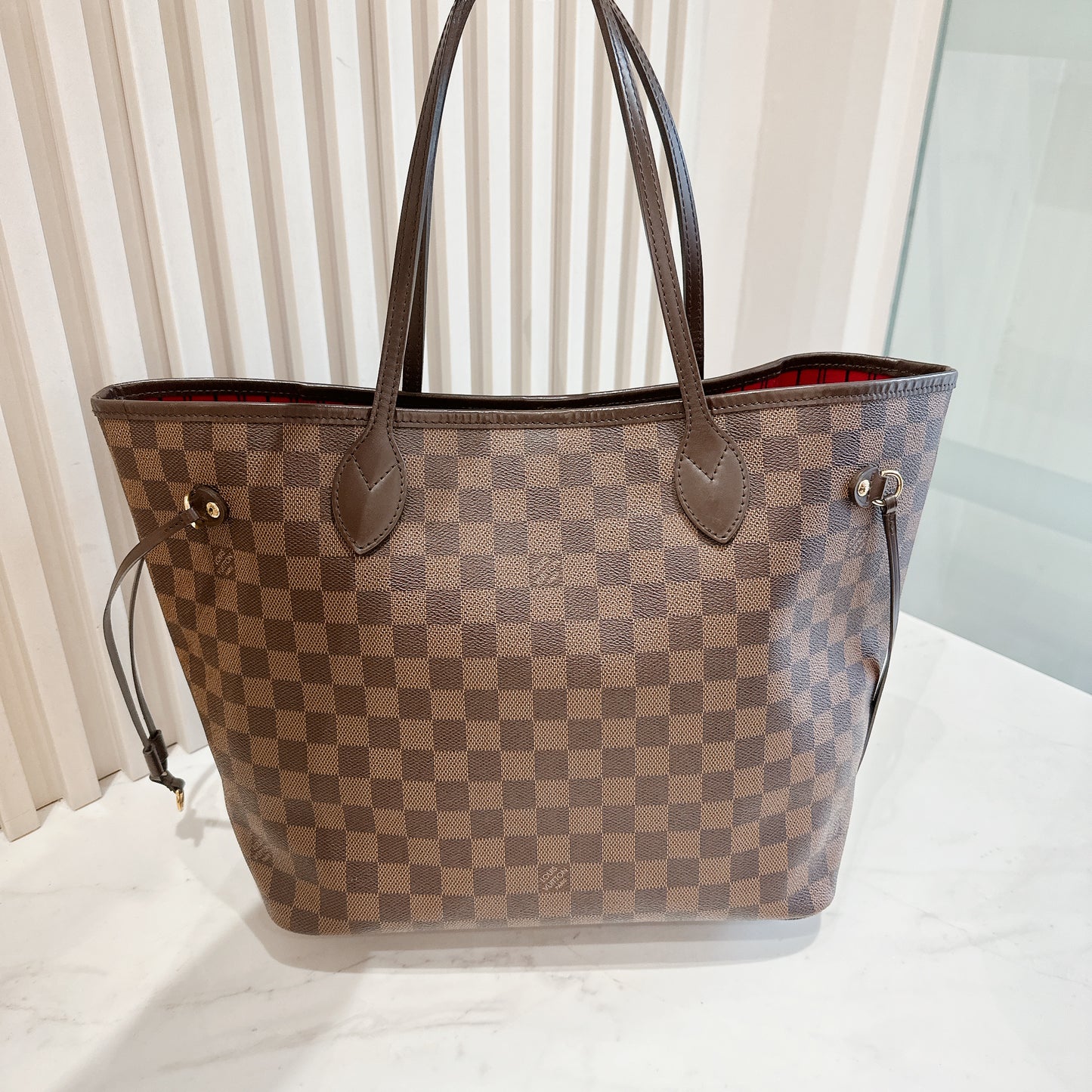 LV Neverfull MM in Damier Ebene
