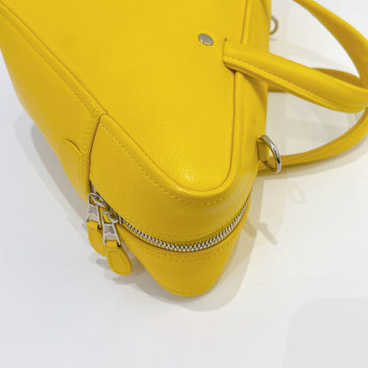 Balenciaga Small Triangle Duffle Bag In Yellow
