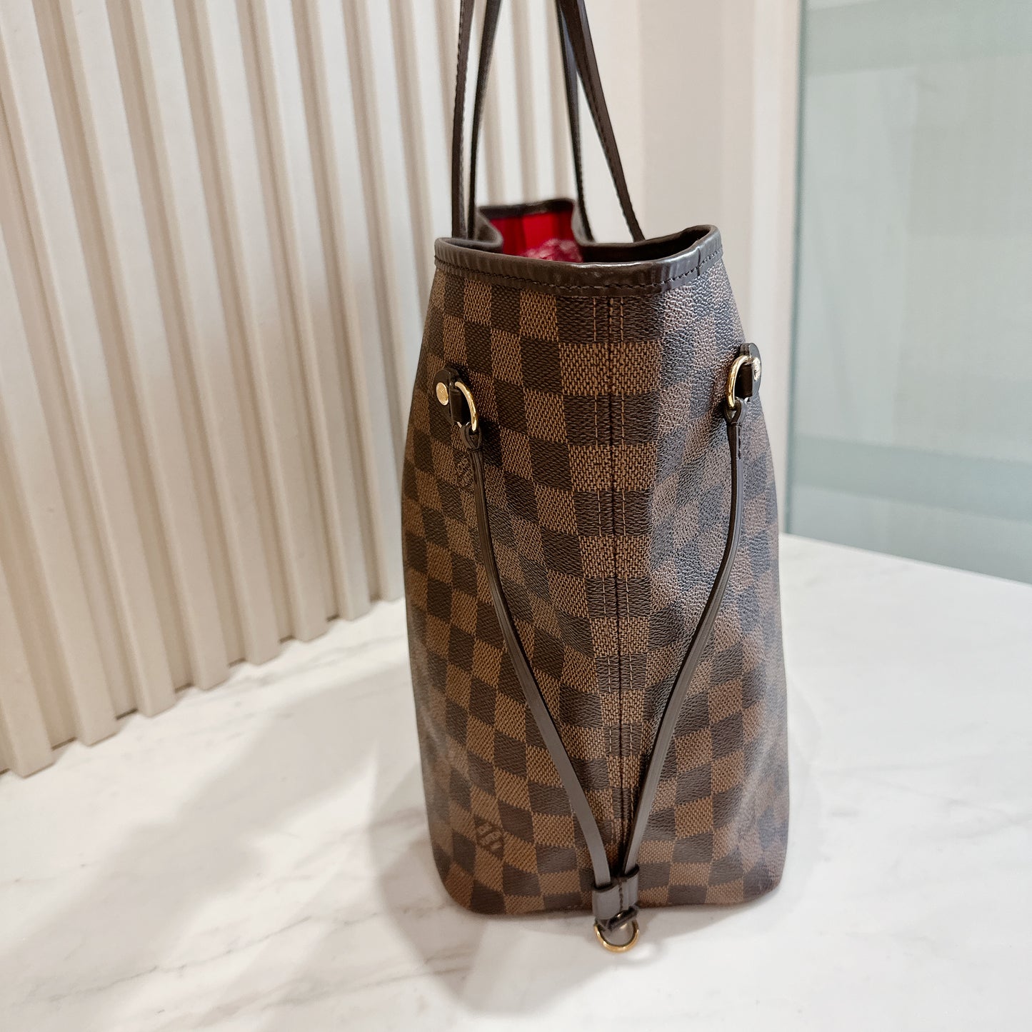 LV Neverfull MM in Damier Ebene